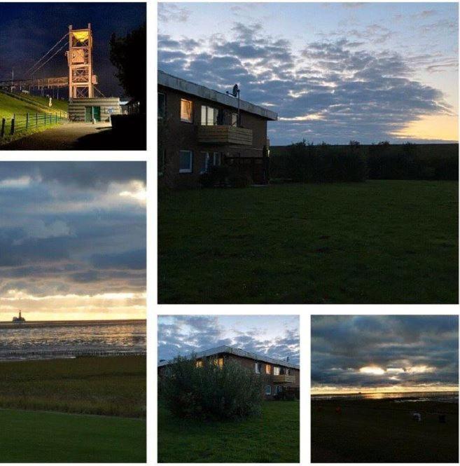 Deichwohnung Strandweg 7 Friedrichskoog Spitze Bagian luar foto